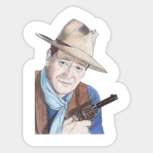 John Wayne Sticker